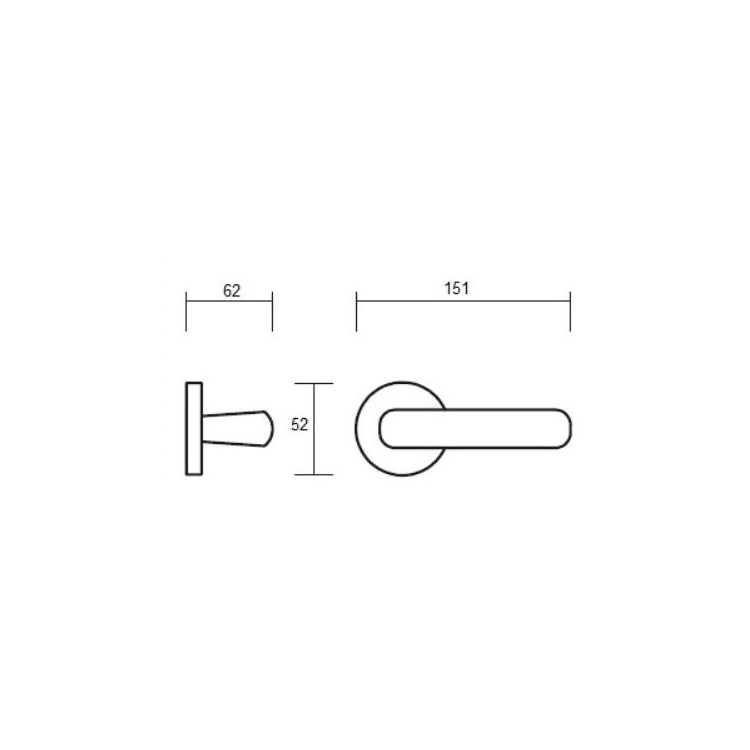 ДВЕРНАЯ РУЧКА PASINI TECHNO GRIP 7221 OGV YESTER АНТИЧНАЯ БРОНЗА