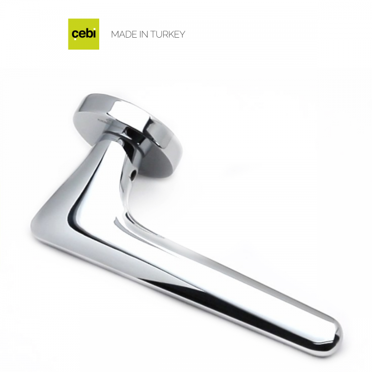 Ручки дверные CEBI GIGI цвет МР02 (хром)
