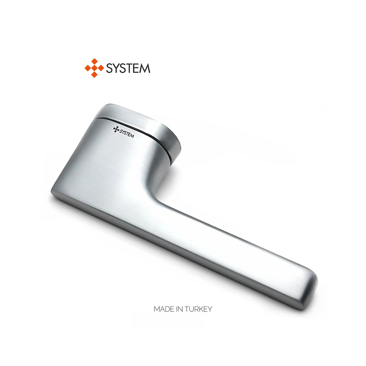 Дверная ручка SYSTEM PERIDOT OV CBM матовый хром