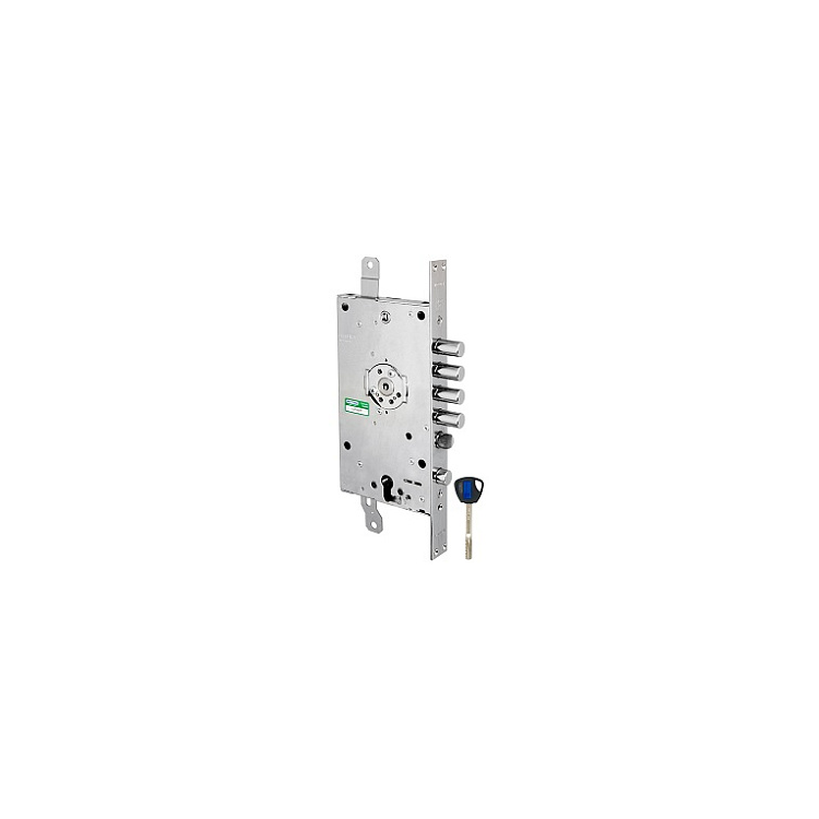 Замок врезной Mottura (Моттура) двухсистемный 3D KEY 3D.787-D (правый), ключ 40 мм