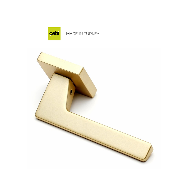 Ручки CROMA VIA-S PC35 матовое золото полимер