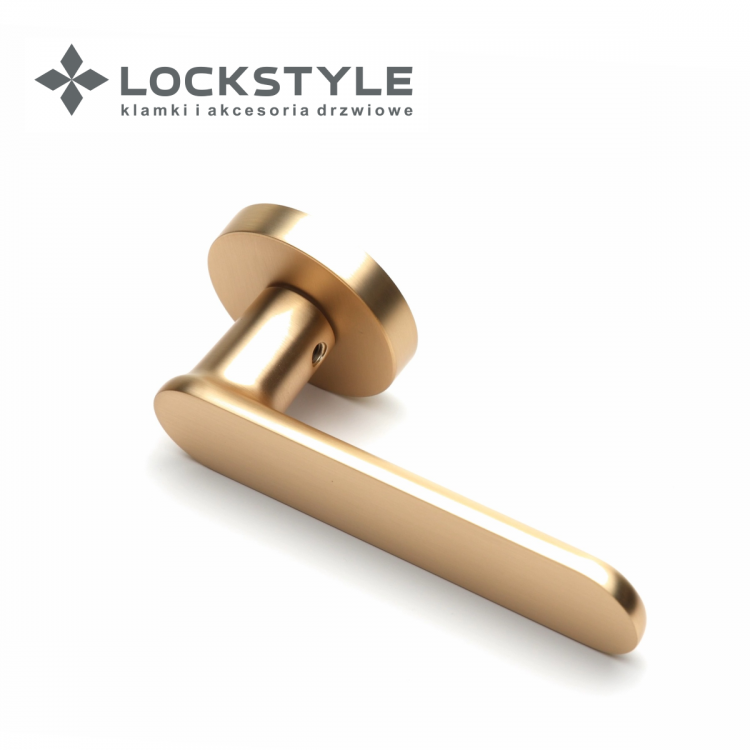 Ручки дверные LOCKSTYLE OVA ZR цвет BB (матовое золото)