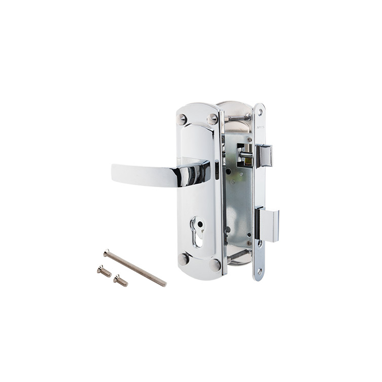 Замок врезной Apecs 1425-CR хром