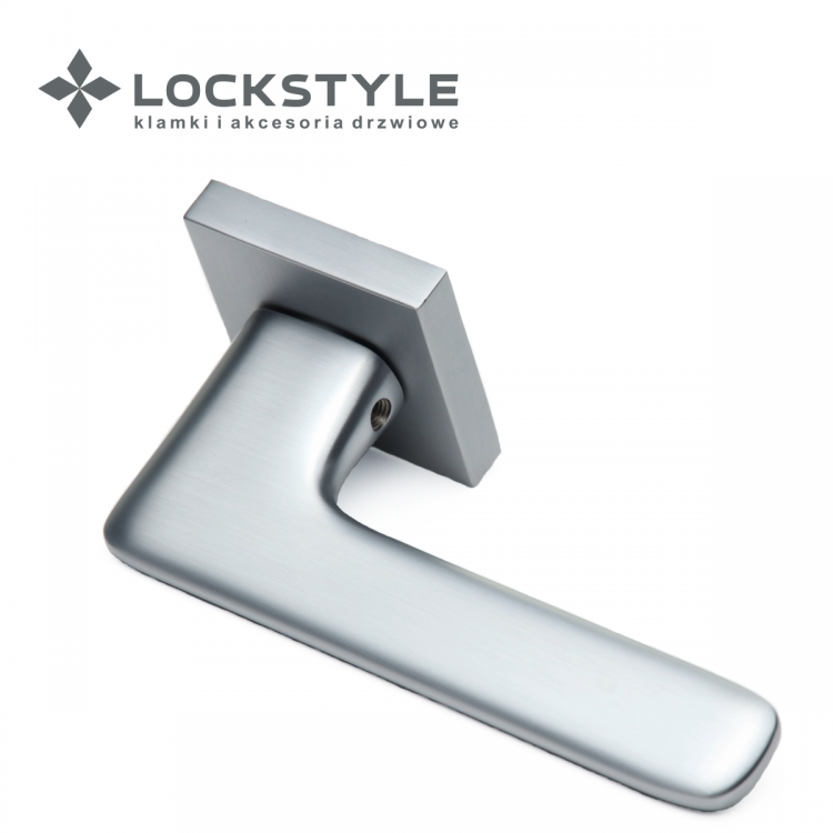 Ручки дверные LOCKSTYLE NIX ZN цвет CBM (матовый хром)