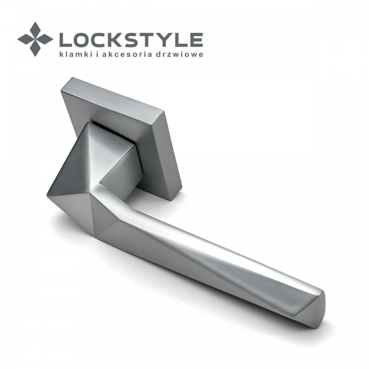 Ручки дверные LOCKSTYLE PIRA ZN CBM (матовый хром)