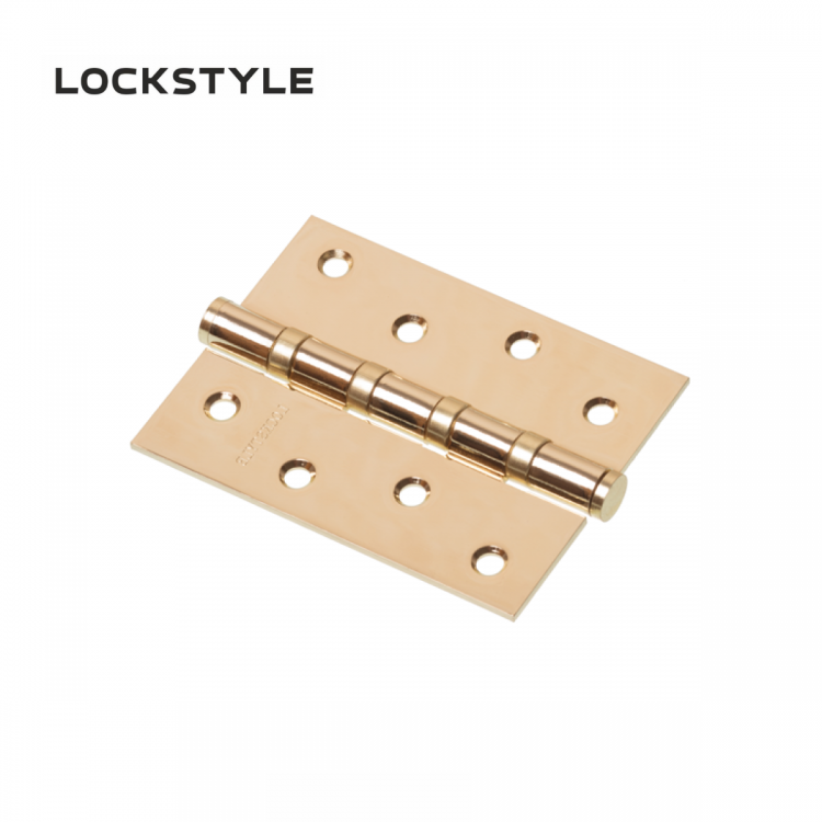 Петля дверная LOCKSTYLE 4 BB-F матовое золото