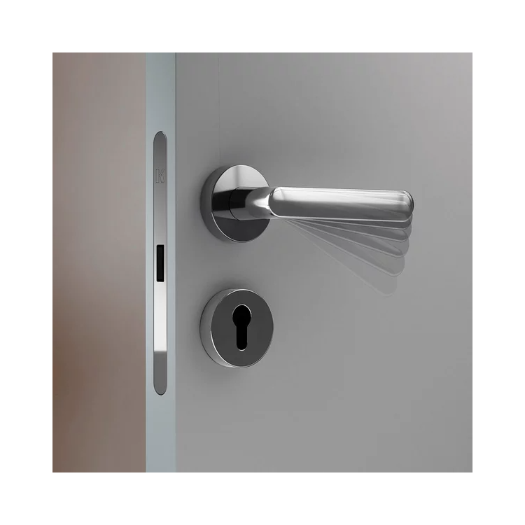 Магнитный замок под цилиндр Kubica Koblenz SPINOFF Premium KM 002 CM A CL Хром глянец