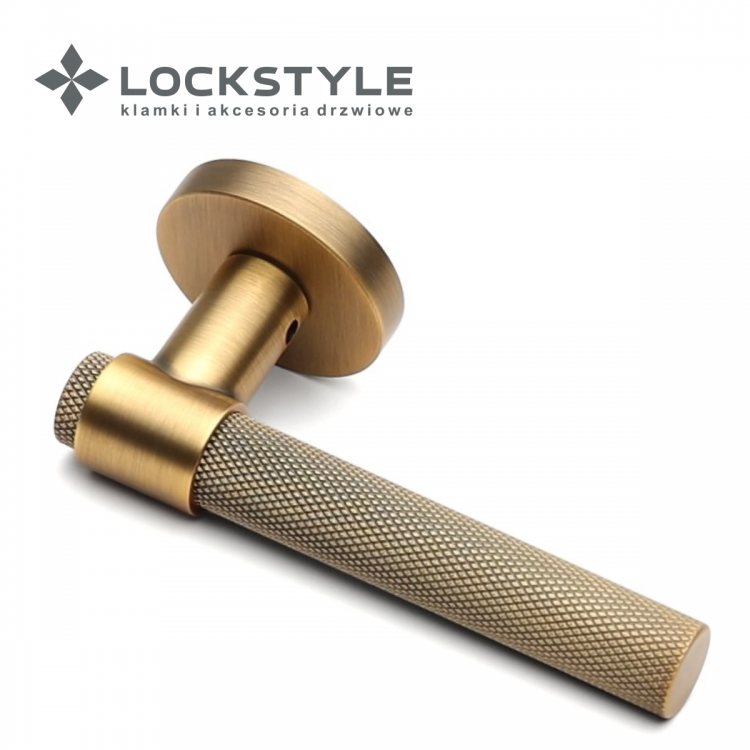 Ручки дверные LOCKSTYLE AXEL-T ZR цвет MAB (французская бронза)