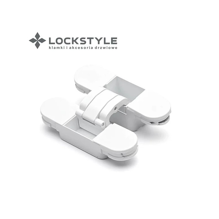 Петля скрытая 3D LOCKSTYLE ECLIPSE 2.0 WHITE (белый)