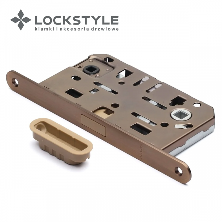 Механизм дверной врезной магнитный LOCKSTYLE М411B WC ABM бронза