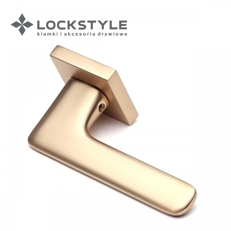 Ручки дверные LOCKSTYLE NIX ZN цвет BB (матовое золото)