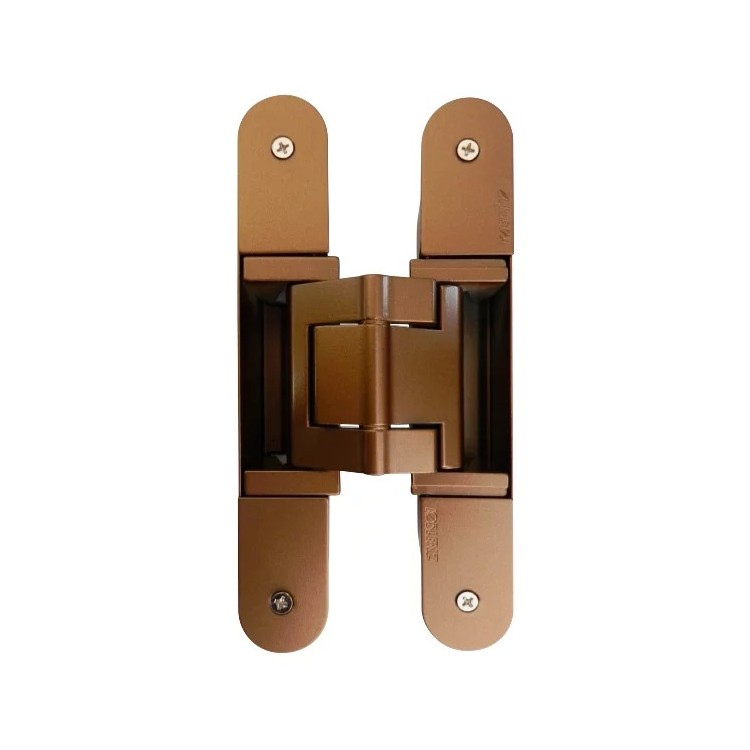 ПЕТЛЯ СКРЫТАЯ KUBICA KROSS8 K2810, BR S Медная бронза