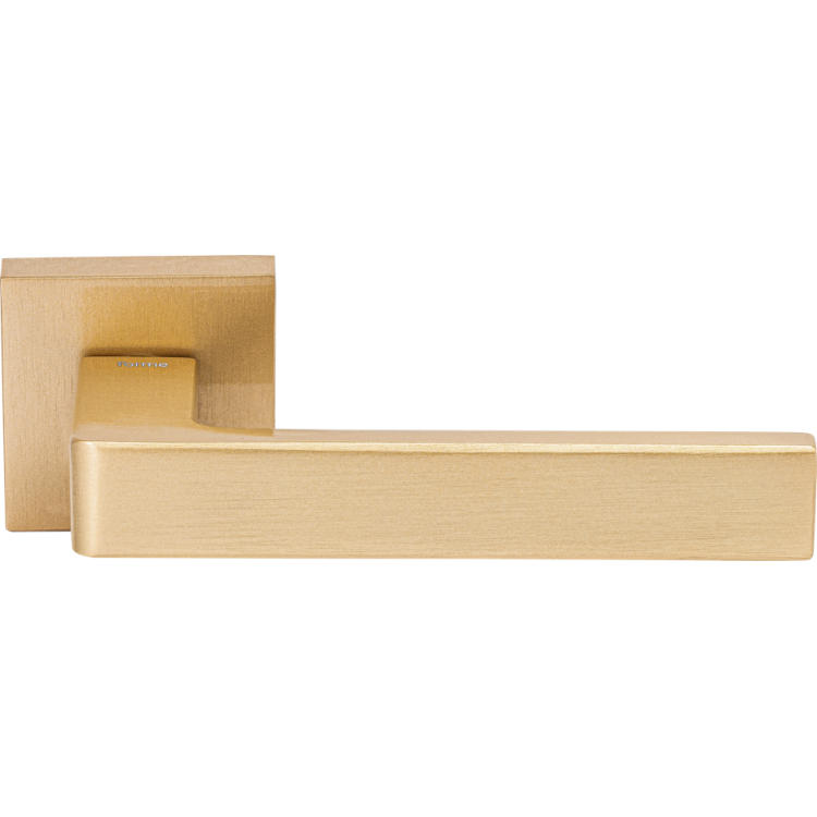 FORME Дверная ручка на квадратной розетке 254 ASTI блестящее золото