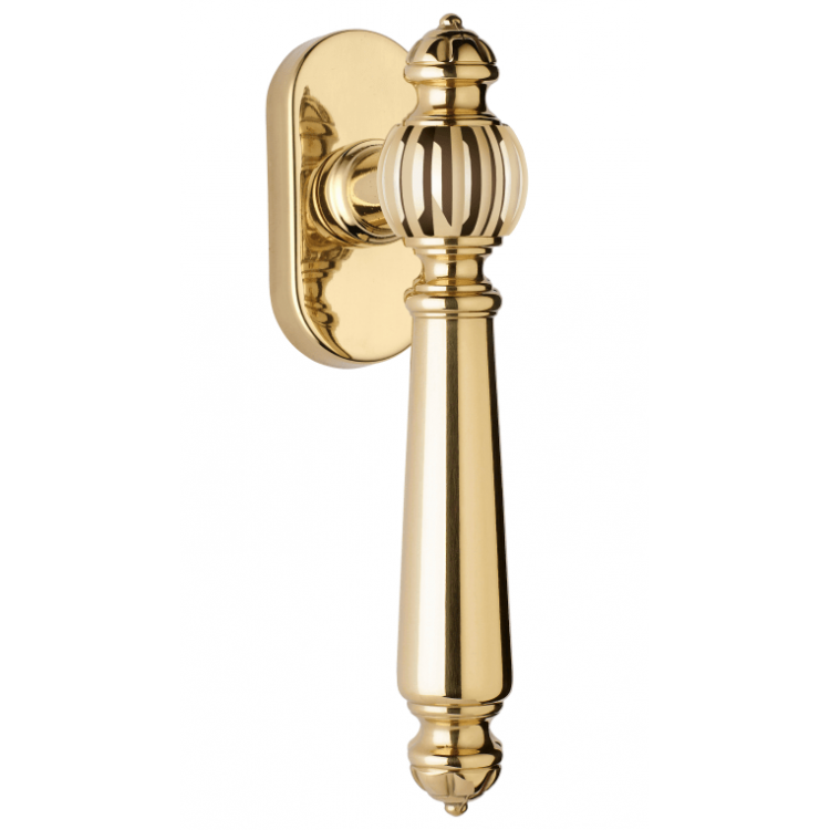 Оконная ручка Melodia 0235 Mirella полированная латунь