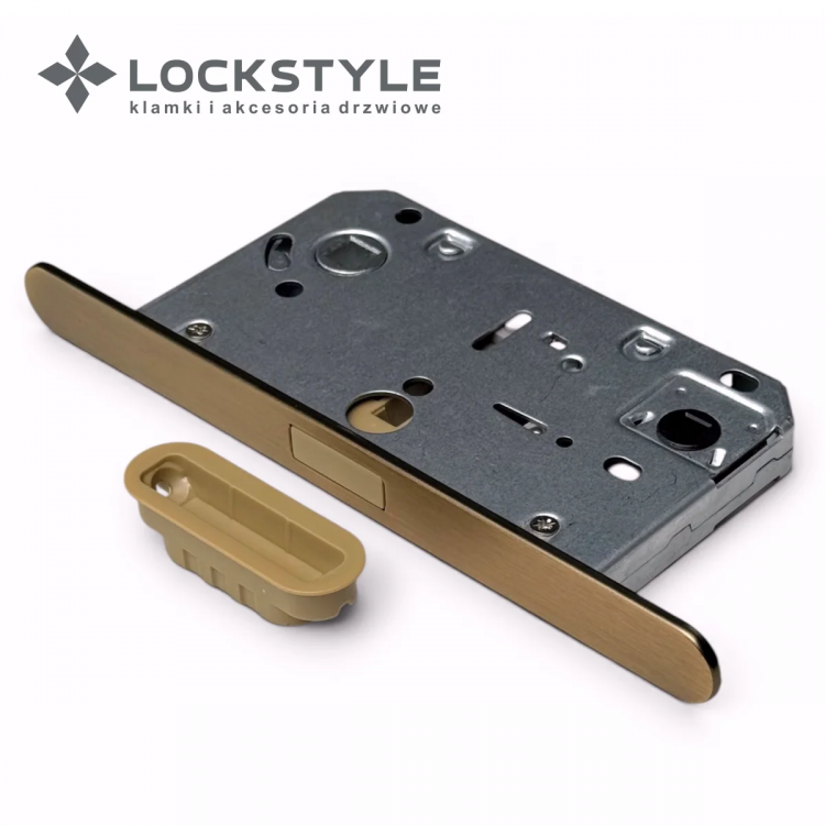 Механизм дверной магнитный LOCKSTYLE M412B WC ABM бронза