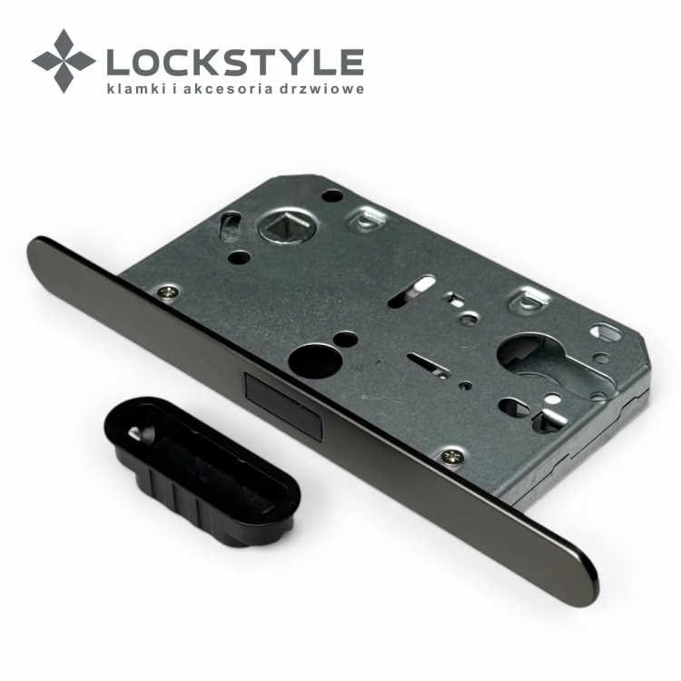Механизм дверной магнитный LOCKSTYLE M412B WC BBN антрацит