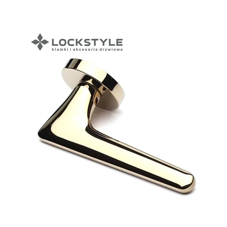 Ручки дверные LOCKSTYLE GIGI ZR цвет GL глянцевое золото (PVD покрытие)