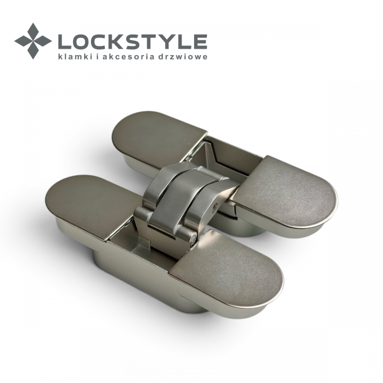 Петля скрытая 3D LOCKSTYLE ECLIPSE 2.2 MATT NICKEL (матовый никель)