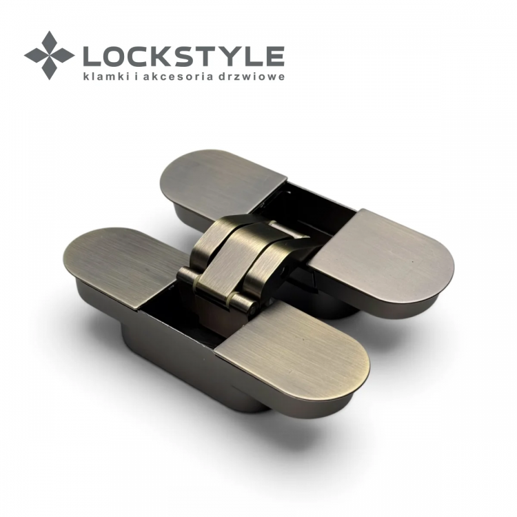 Петля скрытая 3D LOCKSTYLE ECLIPSE 2.2 ANTIQUE BRONZE (бронза)