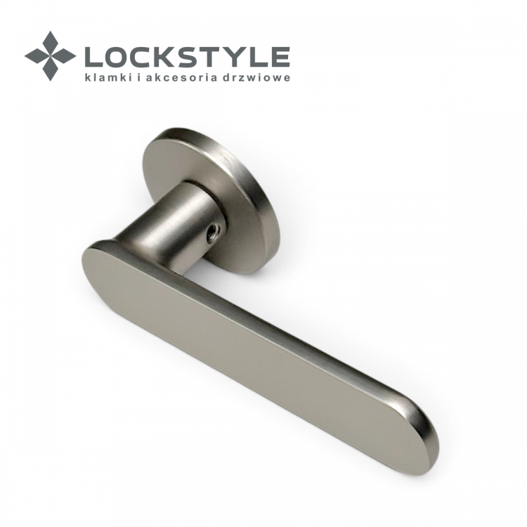 Ручки дверные LOCKSTYLE AMBER R NBM (матовый никель)