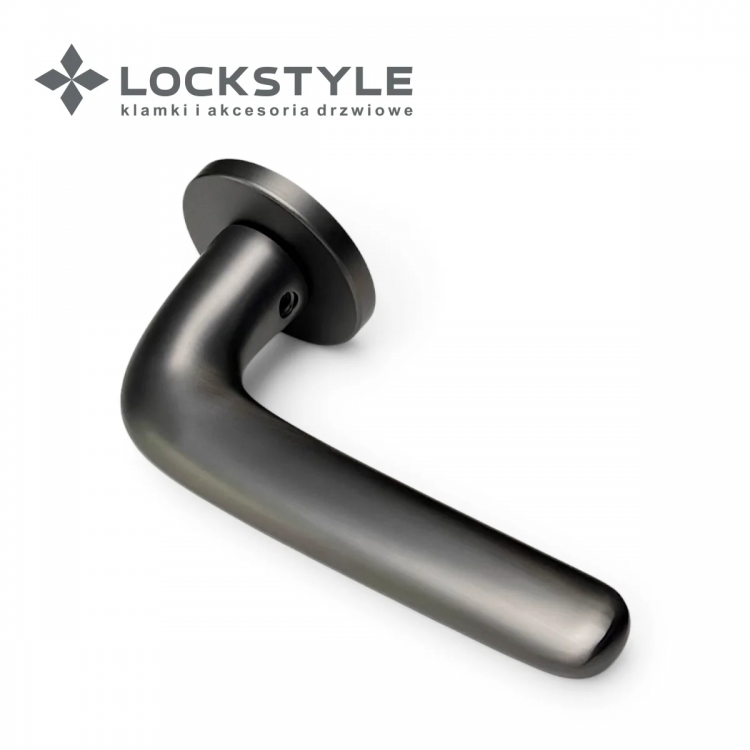 Ручки дверные LOCKSTYLE AZUR R BBN (графит)