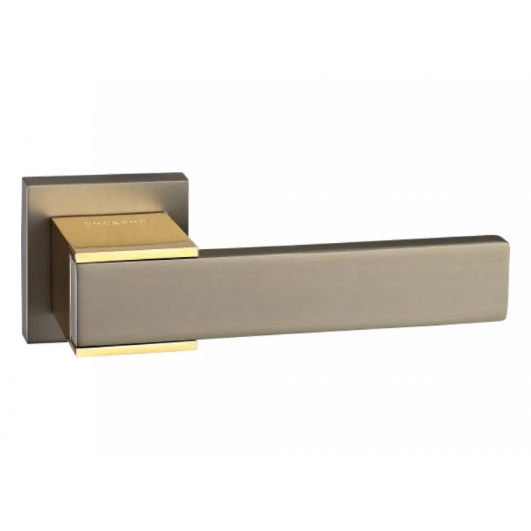 Дверная ручка Oro&Oro Tecno TITANIUM/GP (титан/золото)