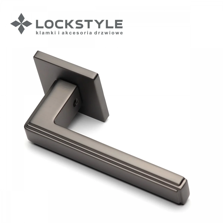 Ручки дверные LOCKSTYLE CRYSTAL Q BBN (графит)