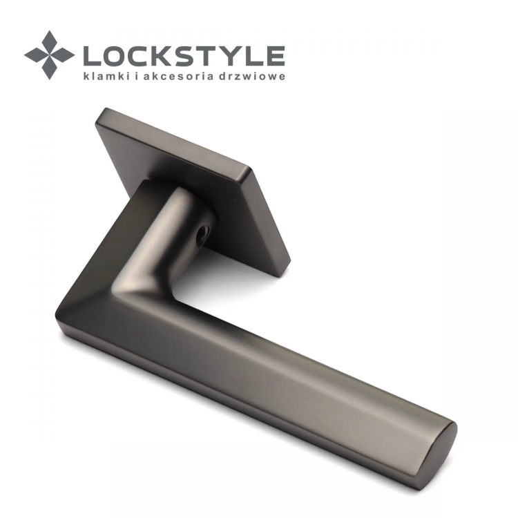 Ручки дверные LOCKSTYLE AGATE Q BBN (графит)