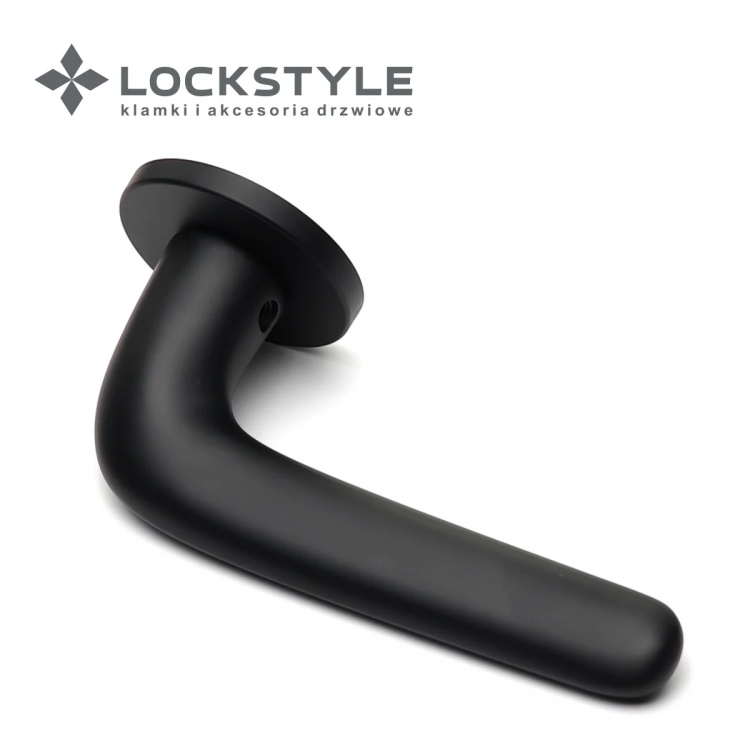 Ручки дверные LOCKSTYLE AZUR R AL6 (черный)