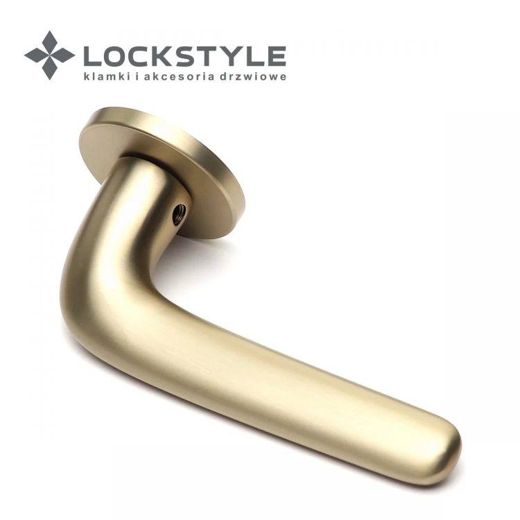 Ручки дверные LOCKSTYLE AZUR R GM PVD (матовое золото)